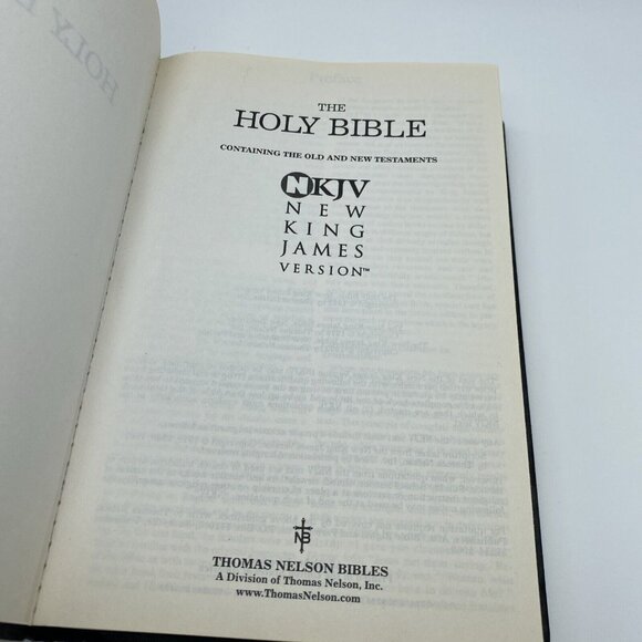 Holy Bible NKJV Thomas Nelson 412AN 1982 Words of Christ in Red Dictionary - Picture 5 of 13